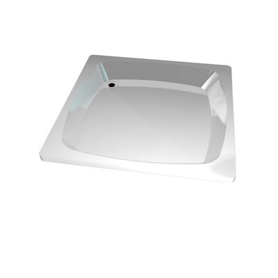 Douchebak Isifix 90x90x15 Wit Kunstof
