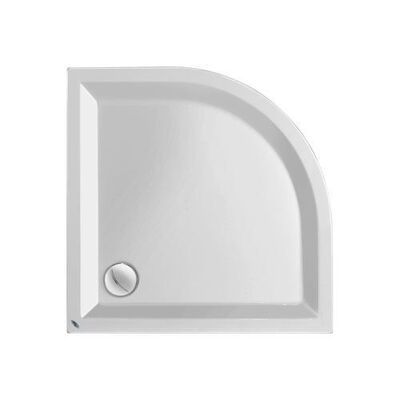 Douchebak Kwadrant Acryl Wit Kwartrond 90x90x4.5cm Radius 55