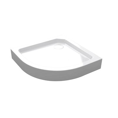 Douchebak Opbouw Best Design Project Kwartrond 80x80x14 cm Hoogglans Wit