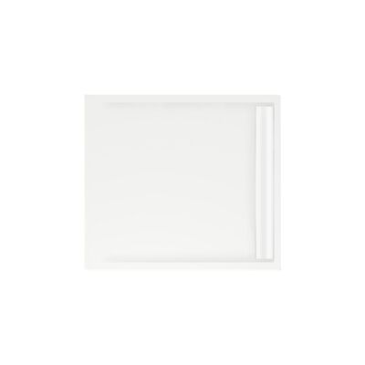 Douchebak rechthoek zelfdragend Easy Tray 100x90x5cm Wit Glans