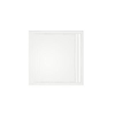 Douchebak rechthoek zelfdragend Easy Tray 90x80x5cm Wit Glans
