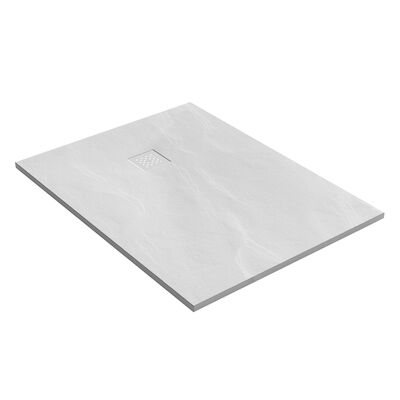 Douchebak Sanitop Just Creating Relievo Crag 90×120 cm Mat Wit