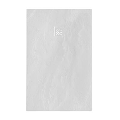 Douchebak Sanitop Just Creating Relievo Crag 90×140 cm Mat Wit