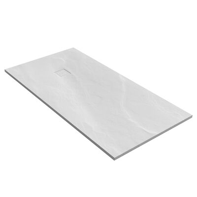 Douchebak Sanitop Just Creating Relievo Crag 90×180 cm Mat Wit