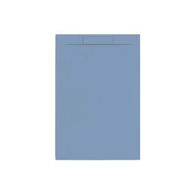 Douchebak + Sifon Allibert Rectangle 120×80 cm Mat Blauw Balt