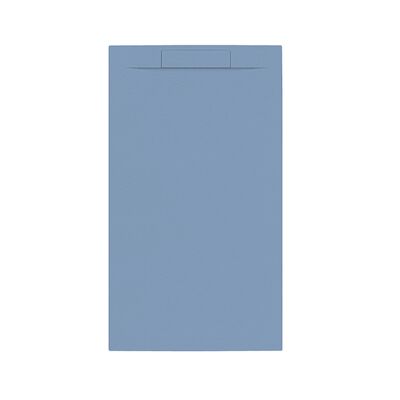 Douchebak + Sifon Allibert Rectangle 140×80 cm Mat Blauw Balt