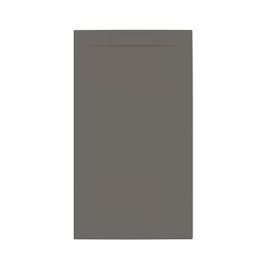Douchebak + Sifon Allibert Rectangle 140×80 cm Mat Gunmetal