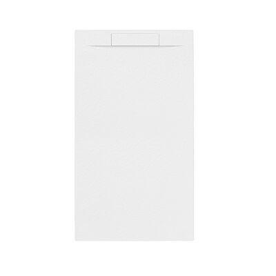 Douchebak + Sifon Allibert Rectangle 140×80 cm Mat Wit