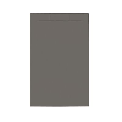 Douchebak + Sifon Allibert Rectangle 140×90 cm Mat Gunmetal