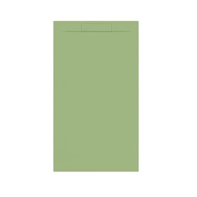 Douchebak + Sifon Allibert Rectangle 140×90 cm Mat Olijfgroen