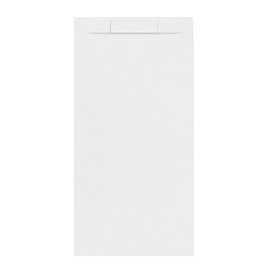 Douchebak + Sifon Allibert Rectangle 160×80 cm Mat Wit