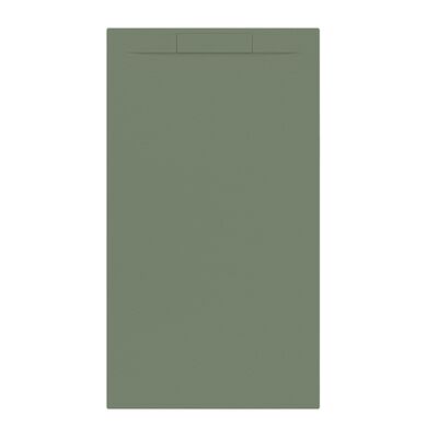 Douchebak + Sifon Allibert Rectangle 160×90 cm Eucalyptus Groen