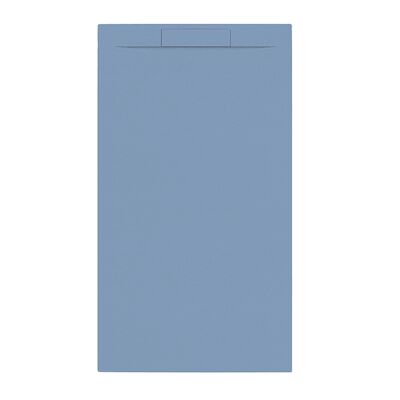 Douchebak + Sifon Allibert Rectangle 160×90 cm Mat Blauw Balt