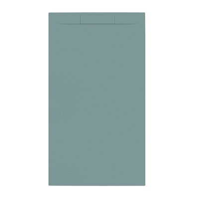 Douchebak + Sifon Allibert Rectangle 160×90 cm Mat Groen Korstmos