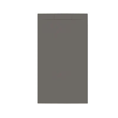 Douchebak + Sifon Allibert Rectangle 160×90 cm Mat Gunmetal