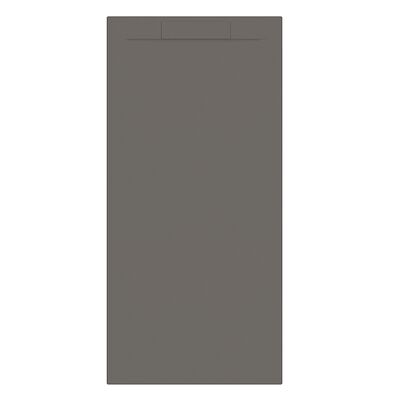 Douchebak + Sifon Allibert Rectangle 180×80 cm Gunmetal