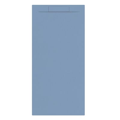 Douchebak + Sifon Allibert Rectangle 180×80 cm Mat Blauw Balt
