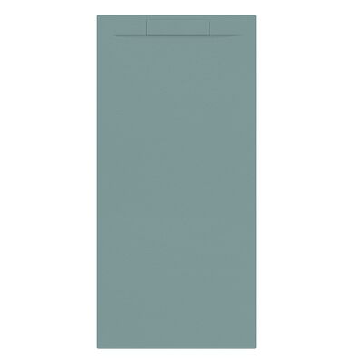 Douchebak + Sifon Allibert Rectangle 180×80 cm Mat Groen Korstmos