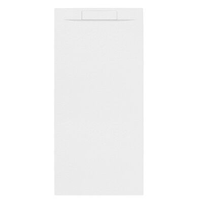 Douchebak + Sifon Allibert Rectangle 180×80 cm Mat Wit