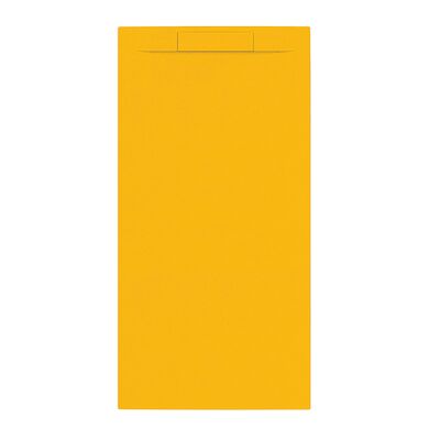 Douchebak + Sifon Allibert Rectangle 180×80 cm Okergeel