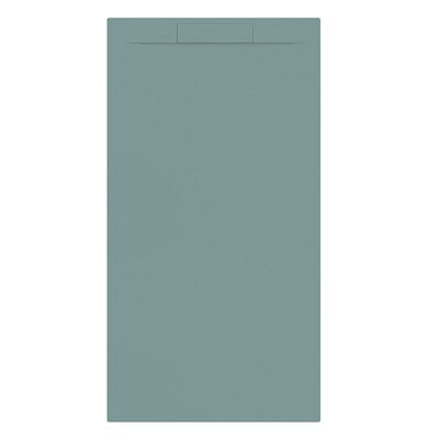 Douchebak + Sifon Allibert Rectangle 180×90 cm Mat Groen Korstmos