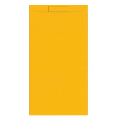 Douchebak + Sifon Allibert Rectangle 180×90 cm Mat Okergeel