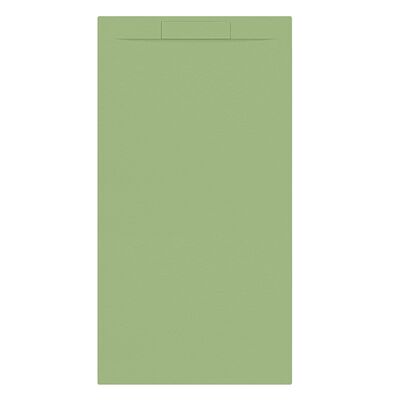 Douchebak + Sifon Allibert Rectangle 180×90 cm Mat Olijfgroen