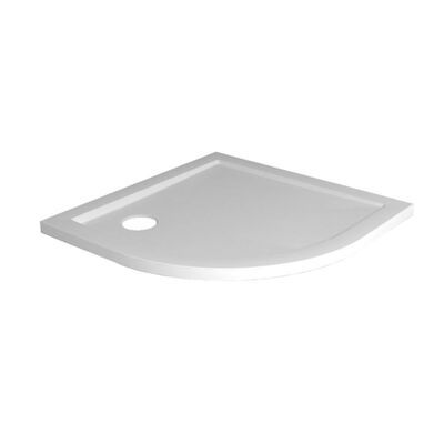 Douchebak Wiesbaden Acryl 1/4 rond 90x90x4 cm Wit