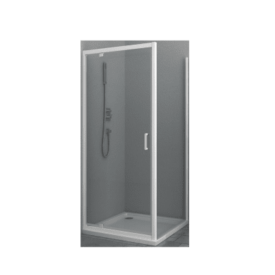 Douchecabine Allibert Happy 90x90x185 cm 4mm Helder Glas Wit