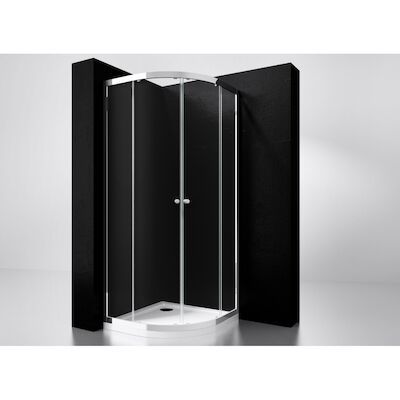 Douchecabine Best Design Project 1/4 Ronde Douchecabine 90x90x190cm Glas 5mm Aluminium Profiel
