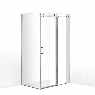 Douchecabine BWS D&R Design Met Roldeur Helder Glas 120x…cm