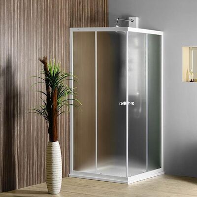 Douchecabine BWS Naila 90x90x185 cm Wit