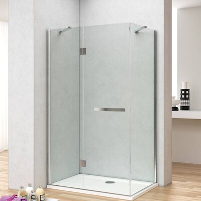 Douchecabine Lacus Capraia 120 cm Klapdeur 8mm Helder Nanoglas