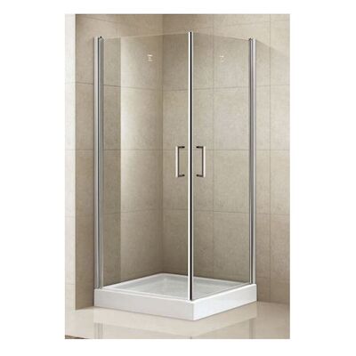 Douchecabine Sanilux Double vierkant 2 swingdeuren 90x90cm