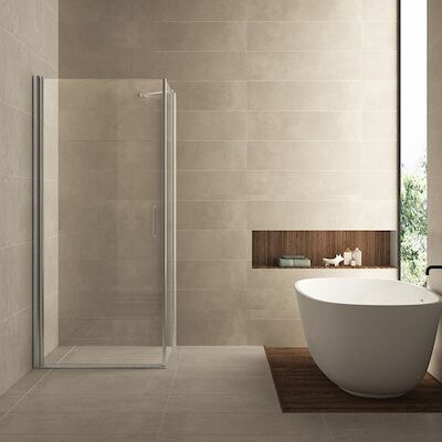 Douchecabine Wiesbaden met swingdeur 100x100cm 8mm NANO coating