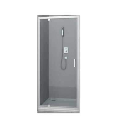 Douchedeur Allibert Happy 80×185 cm 4mm Helder Glas Wit