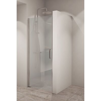 Douchedeur BWS Ironside 90×200 cm Draaideur 8mm Veiligheidsglas Chroom