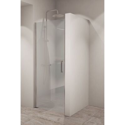 Douchedeur BWS Ironside Draaideur 100×200 cm Chroom