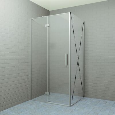 Douchedeur BWS P&C Design 200×90 cm RVS Look