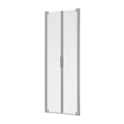Douchedeuren Allibert Laja 2 Pendeldeuren 86-91 x 200 cm Chroom