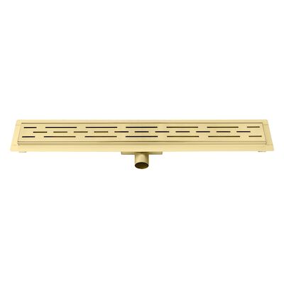 Douchegoot Best Design Nancy Met Flens 90x7x7 cm RVS Mat Goud