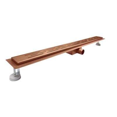 Douchegoot BWS Colorato Compleet 100cm Geborsteld Koper