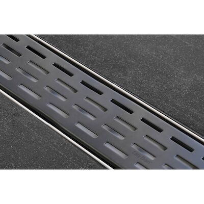 Douchegoot Easy Drain Multi Design Delen Zwart (Alle Maten)