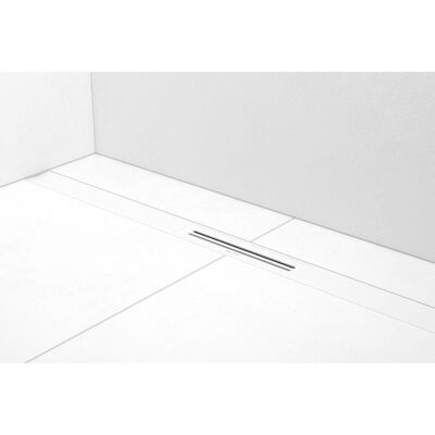Douchegoot Easy Drain R-Line Clean Mat Wit (Alle Maten)