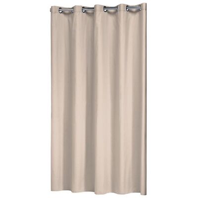 Douchegordijn Sealskin Coloris Polyester / Katoen 180×200 Ecru