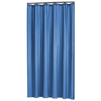 Douchegordijn Sealskin Madeira 100% Polyester 180×200 Blauw