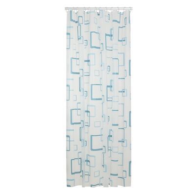 Douchegordijn Sealskin PEVA Retro 180×200 Blauw