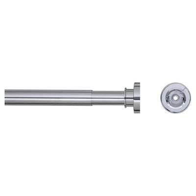 Douchegordijnstangset Seallux diameter 28 mm 80-130 cm Chroom