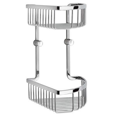 Douchekorf Smedbo Sideline Dubbel 19,5×19,5×29,5 cm Chroom