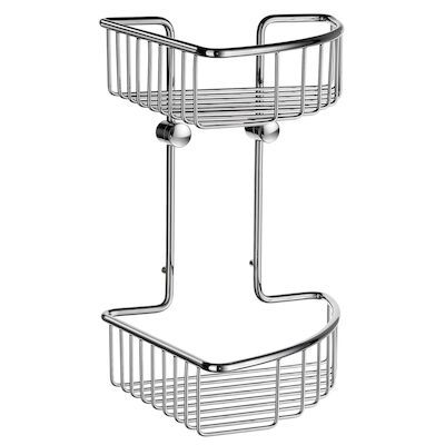Douchekorf Smedbo Sideline Dubbel 20,7×20,7 cm Chroom